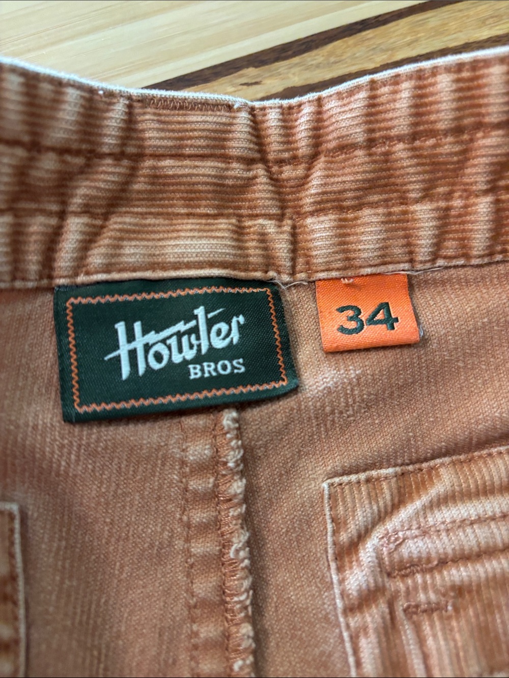 Howler Brothers Men's Corduroy Shorts Size 34 - Picture 4 of 10